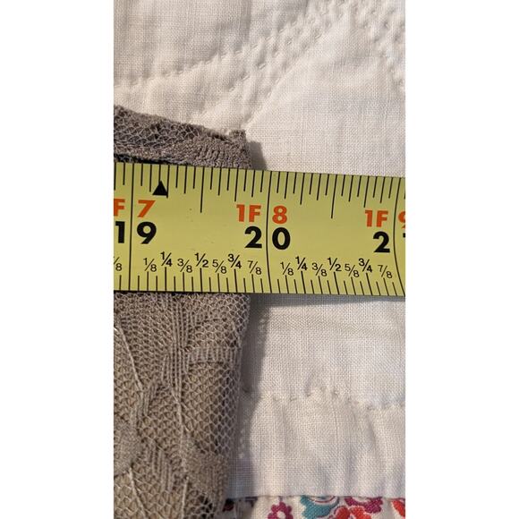 WD.NY Mushroom Lace Overlay Scoop Neck Sleeveless NWT Tank/Shell Sz XL - Picture 9 of 11